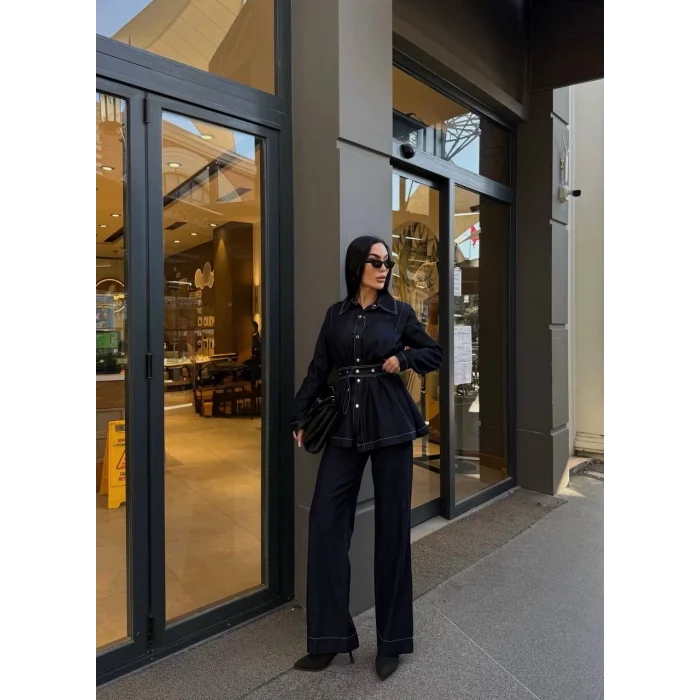 Kadın İkili Kot Takım