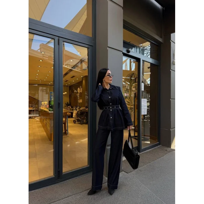 Kadın İkili Kot Takım