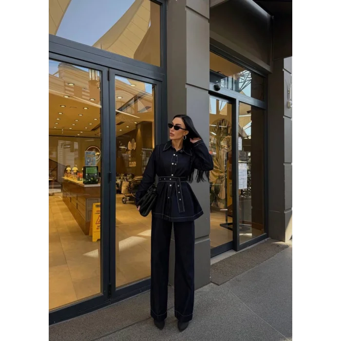 Kadın İkili Kot Takım