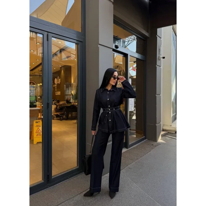 Kadın İkili Kot Takım