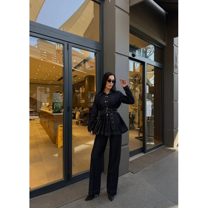 Kadın İkili Kot Takım