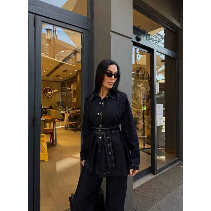 Kadın İkili Kot Takım