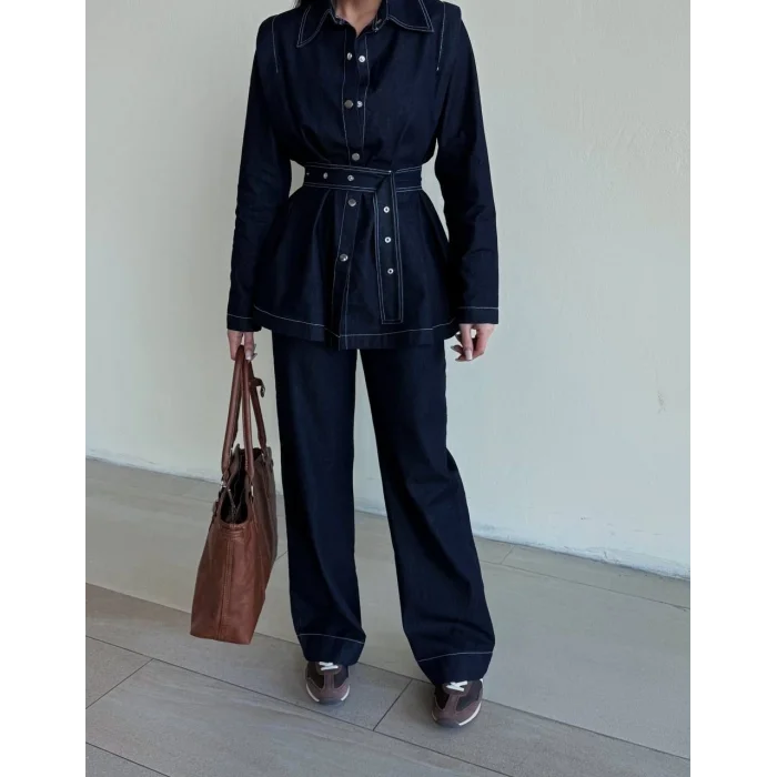 Kadın İkili Kot Takım