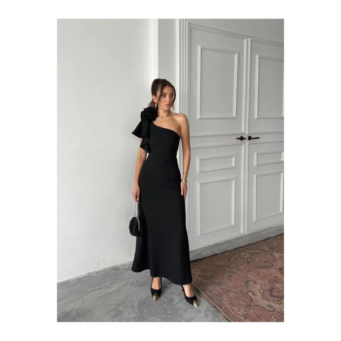 Kadın Tek Kol Elbise