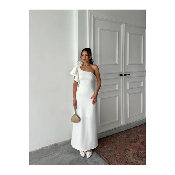 Kadın Tek Kol Elbise