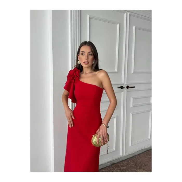 Kadın Tek Kol Elbise