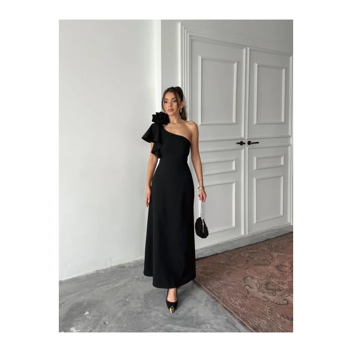 Kadın Tek Kol Elbise