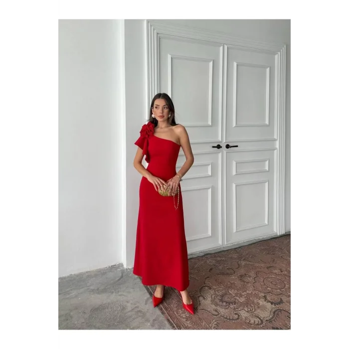 Kadın Tek Kol Elbise