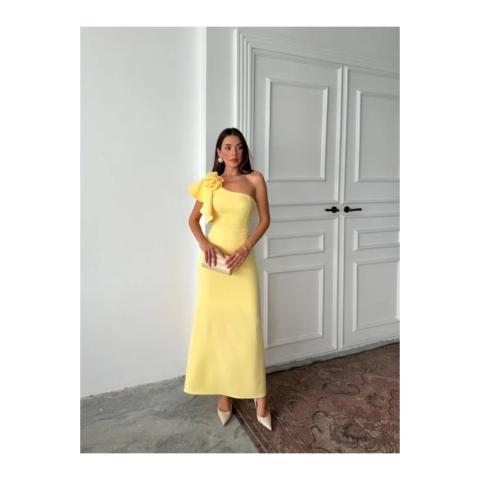 Kadın Tek Kol Elbise