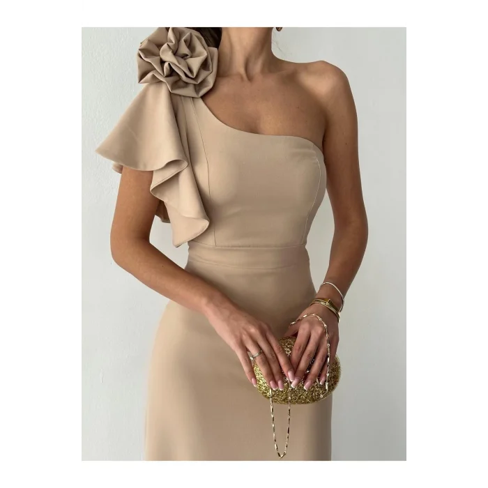 Kadın Tek Kol Elbise