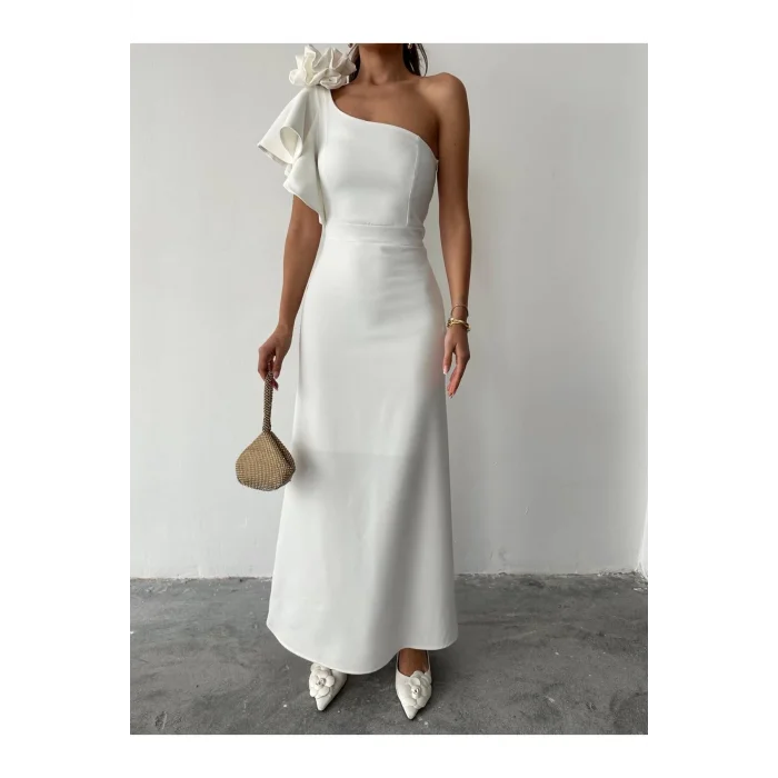 Kadın Tek Kol Elbise