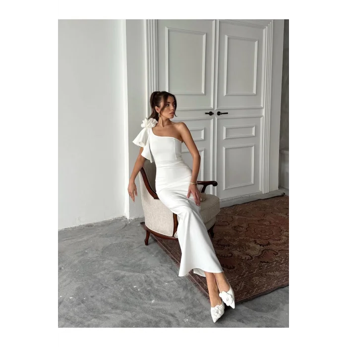 Kadın Tek Kol Elbise