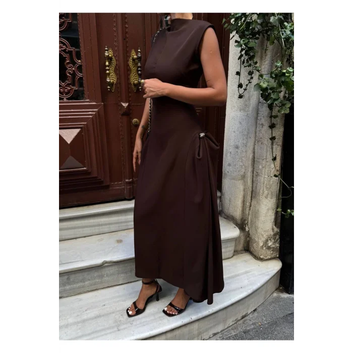 Kadın Vatkalı Maxi Elbise