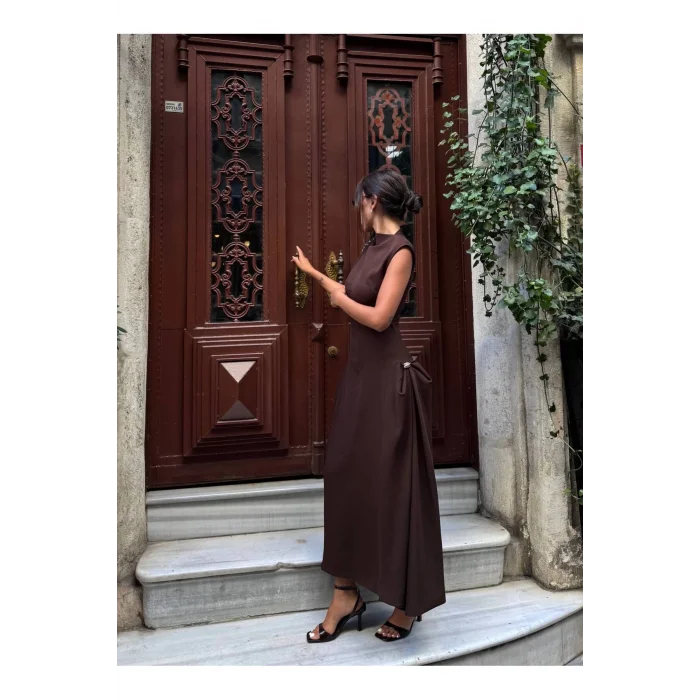 Kadın Vatkalı Maxi Elbise