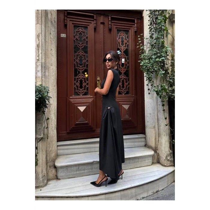 Kadın Vatkalı Maxi Elbise