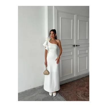 Kadın Tek Kol Elbise