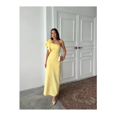 Kadın Tek Kol Elbise