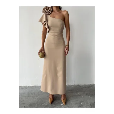 Kadın Tek Kol Elbise