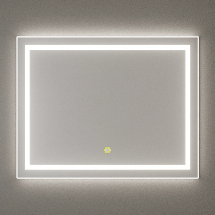 70x120 cm Dikdörtgen Kumlama Ledli Dokunmatik Tuşlu Banyo Aynası