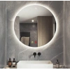 80 cm (çap) Buğu Çözücülü Dokunmatik Işıklı Ledli Yuvarlak Banyo Aynası