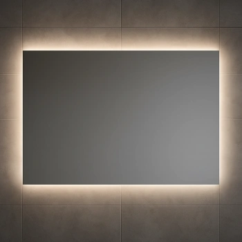 50x70 cm Dikdörtgen Ledli Banyo Aynası