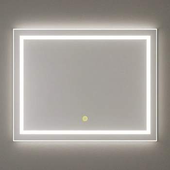 70x120 cm Dikdörtgen Kumlama Ledli Dokunmatik Tuşlu Banyo Aynası