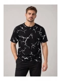 Erkek Bisiklet Yaka Oversize T-shirt