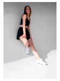 Füme Bol Kesim Taytlı Spor Şort
