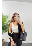 Sıkılaştırıcı Toparlayıcı Şardonlu Yüksek Bel Tayt