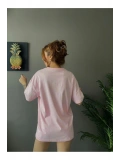 Kadın Oversize Basic Tişört – Salaş Kesim Pamuklu Günlük T-Shirt