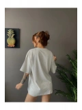 Kadın Oversize Basic Tişört – Salaş Kesim Pamuklu Günlük T-Shirt