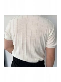 Erkek Slim Kısa Kollu Triko Tişört — Yazlık Basic