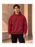 Unisex Oversize Kapüşonlu Kanguru Cepli 3 İplik Şardonlu Sweatshirt