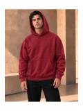 Unisex Oversize Kapüşonlu Kanguru Cepli 3 İplik Şardonlu Sweatshirt