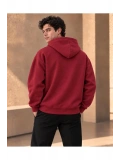Unisex Oversize Kapüşonlu Kanguru Cepli 3 İplik Şardonlu Sweatshirt