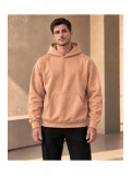 Unisex Oversize Kapüşonlu Kanguru Cepli 3 İplik Şardonlu Sweatshirt