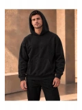 Unisex Oversize Kapüşonlu Kanguru Cepli 3 İplik Şardonlu Sweatshirt