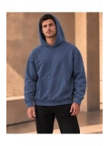 Unisex Oversize Kapüşonlu Kanguru Cepli 3 İplik Şardonlu Sweatshirt