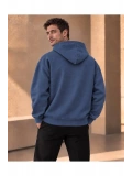 Unisex Oversize Kapüşonlu Kanguru Cepli 3 İplik Şardonlu Sweatshirt