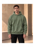 Unisex Oversize Kapüşonlu Kanguru Cepli 3 İplik Şardonlu Sweatshirt