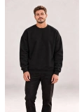 Erkek Oversize Bisiklet Yaka Basic Sweatshirt