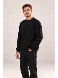 Erkek Oversize Bisiklet Yaka Basic Sweatshirt