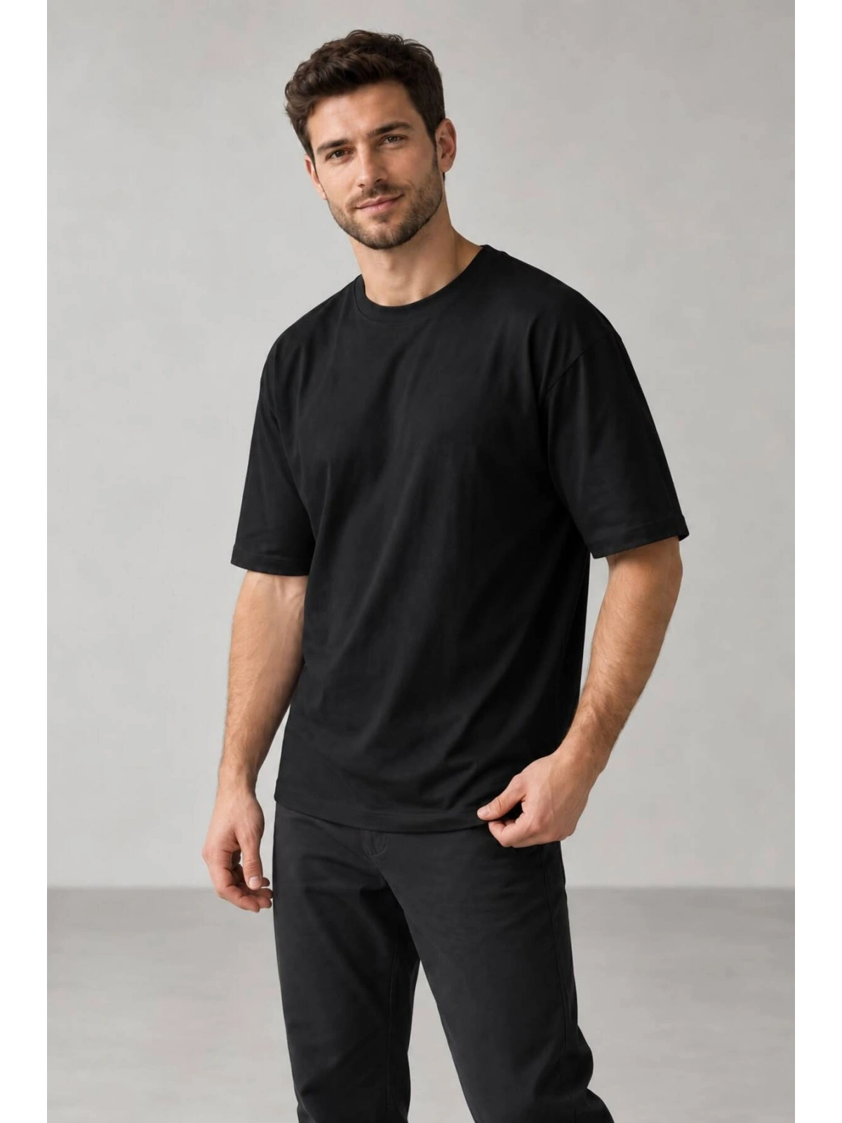 Erkek Basic Oversize Tişört