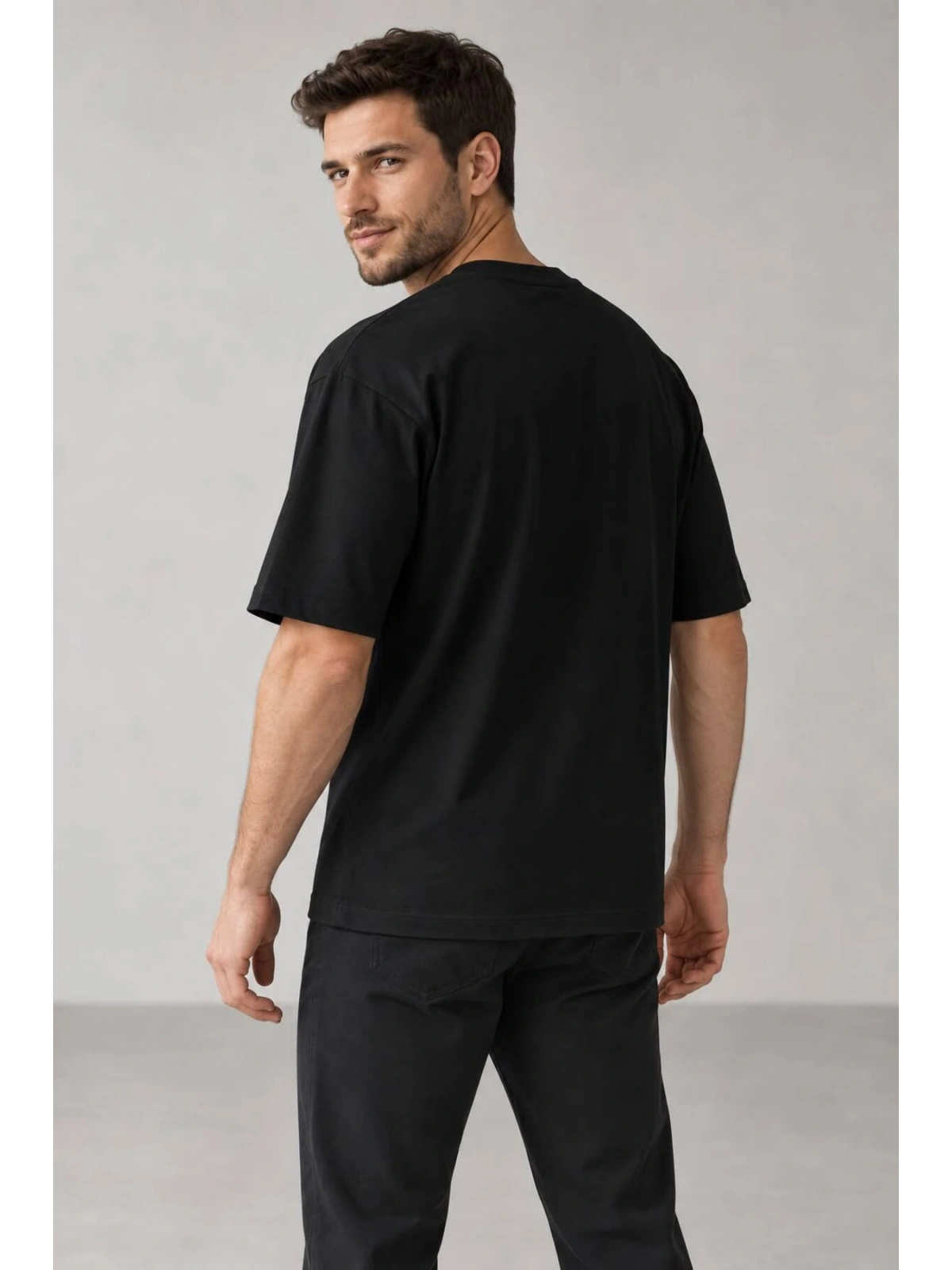 Erkek Basic Oversize Tişört