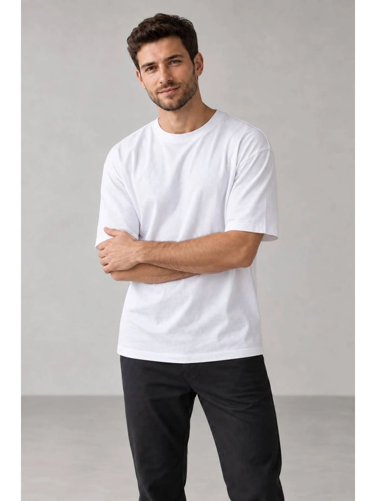 Erkek Basic Oversize Tişört