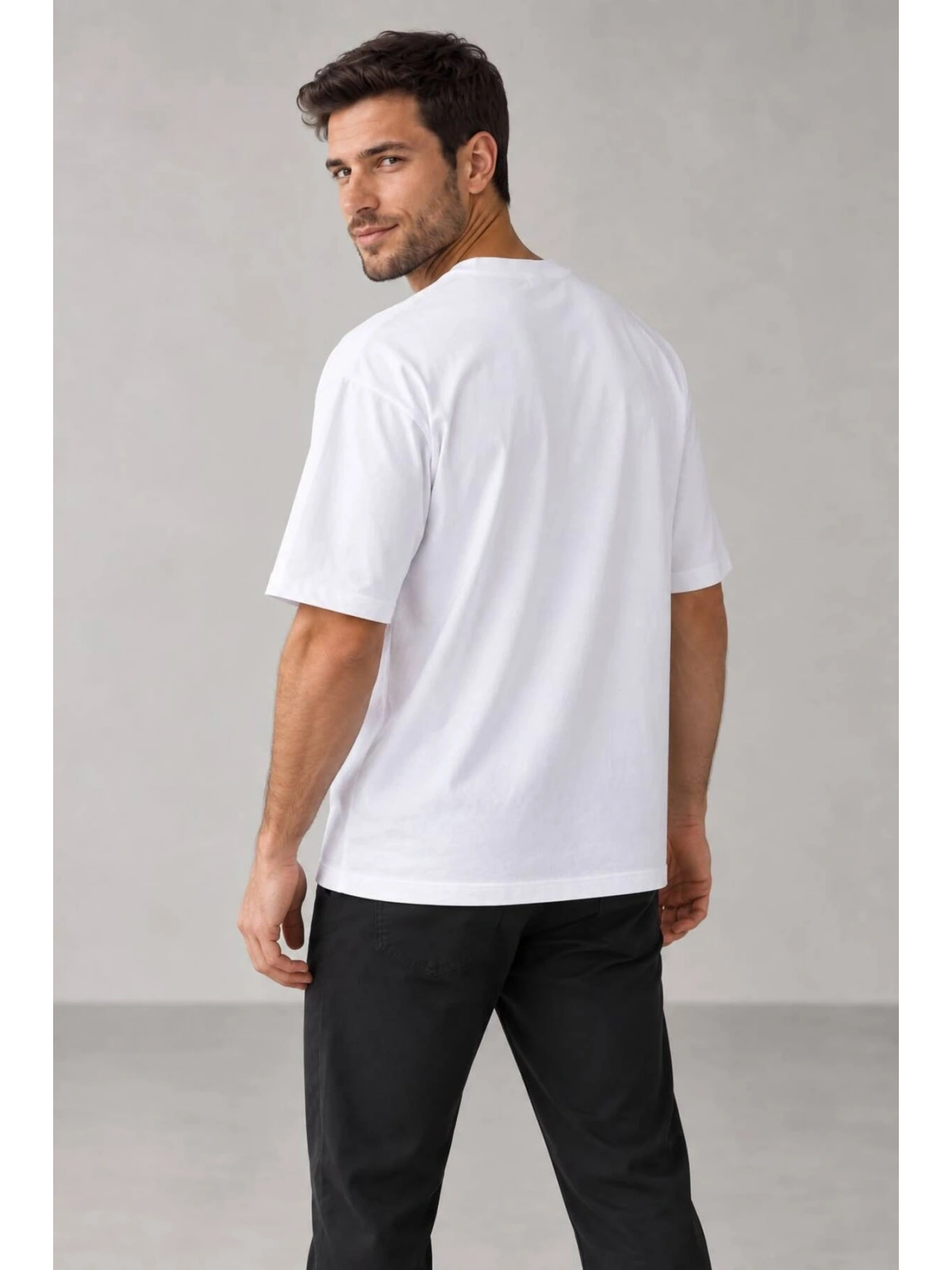 Erkek Basic Oversize Tişört