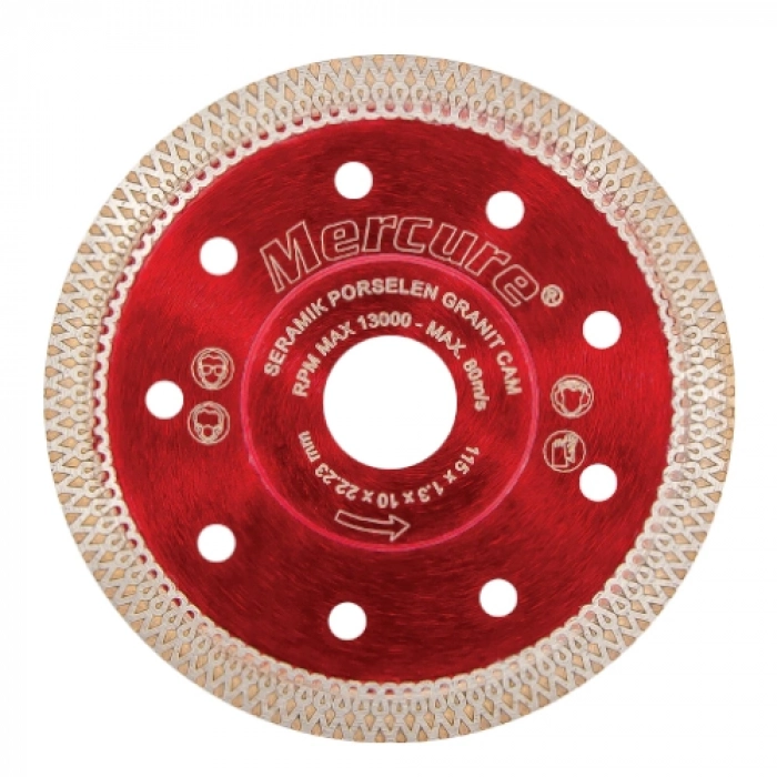 MERCURE SÜPER İNCE HASSAS KESİM ELMAS TES.115-1,3m