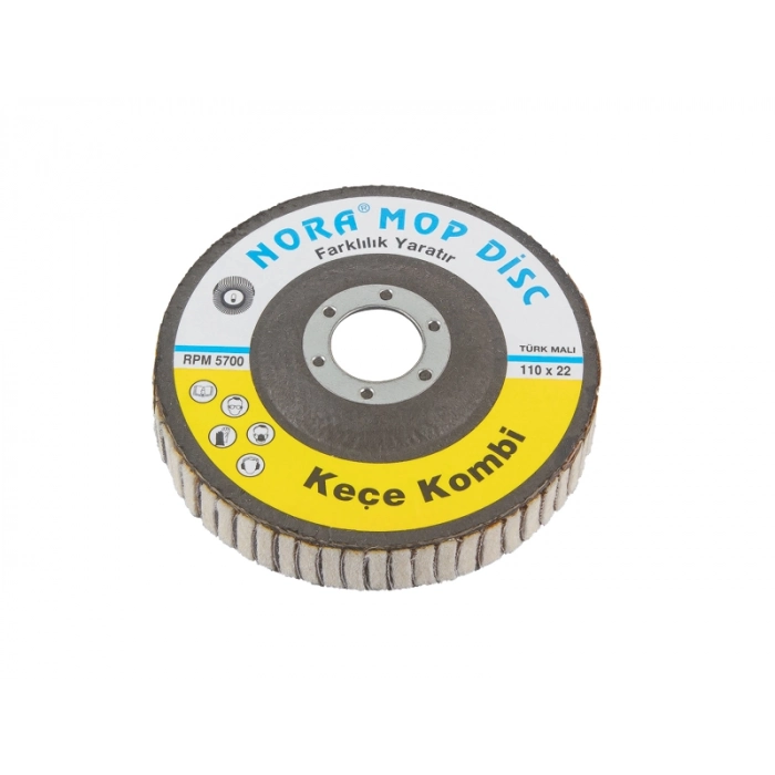 KEÇE KOMBİ MOP DİSK 115*22 M-14 VİDALI