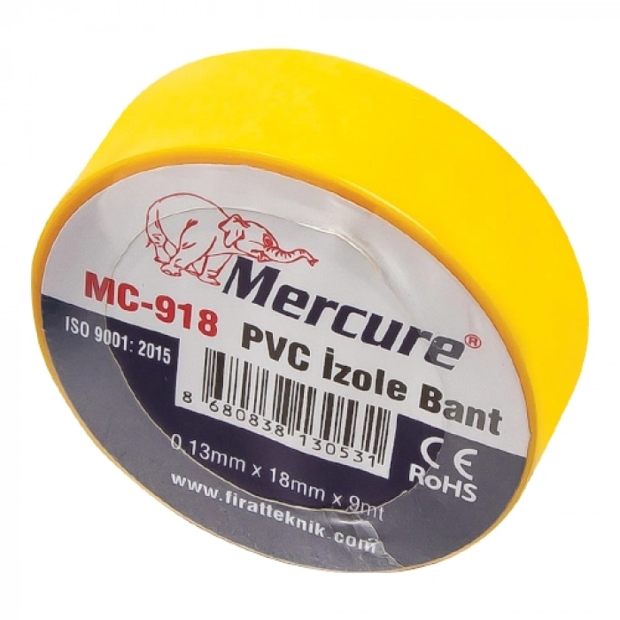 MERCURE İZOLE BANT SARI MC-918