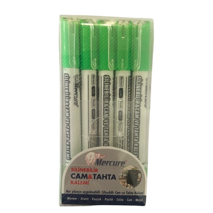 MERCURE SİLİNEBİLİR YAĞLI TEBEŞİR KALEM YEŞİL
